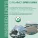 Certified Organic Spirulina - 180 capsules - Vegan - Made in Canada - Buy Online on GoSupps.com
