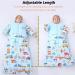 Chilsuessy Baby Winter Sleeping Bag 2.5 Tog - Colorful Bus Design | Adjustable Length & Removable Sleeves | Toddler Sleeping Sack for Boys Girls 3-6 Years - Buy Online on GoSupps.com