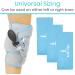 Vive Compression Knee Ice Wrap - Hot/Cold Therapy Brace with Air Pump for Pain Relief and Recovery - Adjustable Inflatable Pack for Sports Injury - Gray - Buy Online on GoSupps.com