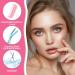Professional Eyebrow Trimmer Scissors with Comb Stainless Steel Hair Removal Tool for Men & Women (Pink) | Portable Beauty Accessory - Buy Online on GoSupps.com