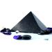 Heka Naturals 15cm Polished Shungite Pyramid | Black Stone Crystal for Home/Office Decor - Chakra Healing Meditation | 6 inch - Buy Online on GoSupps.com