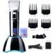 KouRy Cordless Hair Clippers Kit - LED Display USB Rechargeable Grooming Trimmer for Men Fathers & Kids - Professional Haircut Set - Buy Online on GoSupps.com
