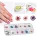 3 Boxes Nail Art Mixed Dried Flowers Kit - 3D Daisy & Gypsophila for Manicure Decoration - Includes Tweezers - Buy Online on GoSupps.com
