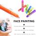 SayingArt Blacklight Glow Face Paint Kit - Non-Toxic Neon Makeup for Kids/Adults - UV Water Based Body Painting Set - Perfect for Easter, Glow Parties, and Halloween - 6pcs - Buy Online on GoSupps.com