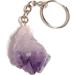 Wild Therapies Natural Amethyst Keyring - Healing Stone for Body, Mind & Soul - Meditation and Stress Relief - Buy Online on GoSupps.com