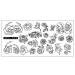 Buy Kalorywewee Flower Nail Stamping Plate - Aus Timer Pattern Nail Art Stencil Tool for Creative Designs - International Shipping Available - Buy Online on GoSupps.com