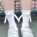 3D Doll Couple Funny Magnetic Suction Couple Socks (2 Pairs) Unisex Mid-Tube Novelty Socks - Buy Online on GoSupps.com