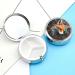 Small Travel Pill Case - Round Metal Pill Box 3 Compartment Mini Organizer for Pocket & Purse - Perfect for Travel & Daily Use | Fox Fox 4 - Buy Online on GoSupps.com