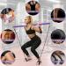 Portable Pilates Bar with Resistance Straps - Popders Strength Training Equipment for Home Fitness - Violet Yoga Bar - Buy Online on GoSupps.com
