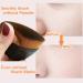 4 Pack Foundation Makeup Brushes with Protective Case - XKFLAUHM Flat Top Kabuki Brushes for Liquid Cream Powder Blush - Black and Pink - Buy Online on GoSupps.com