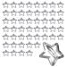 Star Snap Hair Clips 50 Pcs Silver Star Hair Clips Barrettes Small Metal Stars Snap Hairclips Barrette Accessories for Girls Women