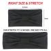 Large Black Wide Headband for Women - Gym, Yoga, Sports Hairband - Set of 2 - Buy Online on GoSupps.com
