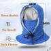Yr.lover Winter Storm Hood - Thick Fleece Thermo Sport Ski Mask for Cold Weather | Unisex Windproof Neck Protection Hat in Blue - Buy Online on GoSupps.com