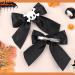 1pair Goth Bowknot&Skull Shape Hairpins Hot Girls Punk Hair Clip Halloween Punk Ponytail Bangs Hair Clip For Woman Hair Pin For Woman Hair Accessories Ribbon Hair Pin For Daily Hairstyles Cute Bowknot Black - Buy Online on GoSupps.com