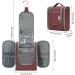 Travel Hanging Toiletry Wash Bag Makeup Cosmetic Organizer - Jujube Red Medium Size for Women - Buy Online on GoSupps.com