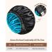 Shop Mikimini Satin Hood for Women & Men - Turnable Double-Layer Sleeping Hood for Braids | XL Black/Blue - Adjustable & Non-Slip - Buy Online on GoSupps.com