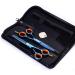 6 inch Hair Cutting Scissors Set Professional Hairdressing Scissors Stainless Steel Barber Salon Cutting Scissor and Thinning Scissors with Haircut Comb Blue - Buy Online on GoSupps.com