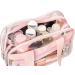 Premium Clear Makeup Cosmetic Toiletry Organizer Bag | Stadium Approved Clear Tote Bag | Mini Clear Purse for Gym, Work, Travel - Pink - Buy Online on GoSupps.com