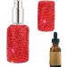 Honhoha Perfume Atomizer Bottle - 30ml Portable Spray Atomizer Bottle | Travel Reusable Bottle Container Empty Perfume Spray Bottle For Travel Red - Buy Online on GoSupps.com