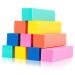 upain 10pcs Nail Sanding Blocks 4 Way Professional Nail Buffer Blocks 120 Grit Nail File Sanding Blocks Acrylic Nail Art Manicure Care Tools