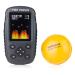 Venterior Portable Rechargeable Fish Finder Wireless Sonar Sensor Fishfinder Depth Locator with Fish Size, Water Temperature, Bottom Contour, Color LCD Display Black