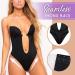 Women's Backless Shapewear Bodysuit - Seamless Plunge Bra & Thong for Backless Dresses | Black, X-Large - Buy Online on GoSupps.com