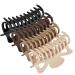 79Style Hair Clips For Women Claw Clips For Thick Hair Banana Clip Hair Claws Jumbo Hair Clips Extra Large Giant Long Jaw Clips Clamps Hair Barrette Fashion Hair Styling Accessories ( 4.7Inch --4Pcs Neutral /Brown ) Neutra…