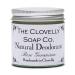 Clovelly Soap Co Natural Handmade Deodorant Balm Rose Geranium 60g Glass Jar