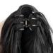 12 Wavy Ponytail Hairpiece with Clip - Synthetic Messy High Ponytail in Dark Brown | Perfect for Quick Style - Buy Online on GoSupps.com
