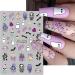 JMEOWIO 9 Sheets Halloween Ghost Cute Nail Art Stickers Decals Self-Adhesive Nail Supplies Nail Art Design Decoration Accessories - Buy Online on GoSupps.com