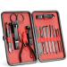 Nail Clipper Set Nail Clipper Set Manicure Cutters Nail Clippers Combination of Manicure Tools Accessoires 1set Black Red