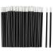 Tbestmax 200 Disposable Lip Brushes, Lipstick Applicator, Lip Gloss Wands Black Black-200 Pcs