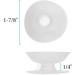 The Beadsmith No-Tangle Thread Bobbins - Set of 8 (1 7/8 Inches) White - Ideal for Kumihimo and Cord Management - Buy Online on GoSupps.com