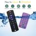 2 Pack TV Remote & Mobile Phone Teething Toys for Babies 6-24 Months - BPA Free Silicone Chew Toy Set for Boys & Girls - Soothe Gums & Provide Relief - Black+Purple - Buy Online on GoSupps.com