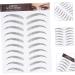 Didiseaon 12 sheets Imitation Eyebrows Transfer Hairlike Tattoos Artificial Women Sticker Eyebrow for - Buy Online on GoSupps.com