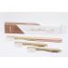 Buy Lucky Teeth Replaceable Bamboo Toothbrush with Aluminum Handle - 3 Soft Copper White Bristle Heads - Eco-Friendly & International Shipping - Buy Online on GoSupps.com