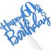 Tenhaisi Gilttery Navy Blue Happy 60 Birthday Cake Topper 60th Cake Toppers for Men Cake Topper for 60th Birthday Fabulous 60th Birthday Decoration - Buy Online on GoSupps.com