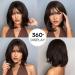 HAIRCUBE Short BOB Wigs for Women | Light Wavy Synthetic Wig for Everyday & Cosplay - Shoulder Length Style 8002 - Buy Online on GoSupps.com