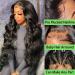 26 Inch Body Wave Lace Front Human Hair Wig | Pre Plucked 180% Density | Black Brazilian Virgin Hair | HD Lace Front | Glueless & Baby Hair | Bleached Knots - Buy Online on GoSupps.com