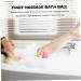 Hemoton 5pcs Ball Shower Scrubber - Soft Bathing Sponge & Exfoliating Tool for Body Cleanse - Perfect for Bath Tub - Nylon Bath Products - Buy Online on GoSupps.com