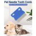 Flea Comb for Dogs and Cats - Stainless Steel Fine Tooth Grooming Tool for Tear Stains, Fleas, Lice - Pet Grooming Comb - Buy Online on GoSupps.com