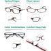 Eyekepper 3 Pack Women's Reading Glasses +2.50 | Stylish Patterns & Soft Case - International Shipping Available - Buy Online on GoSupps.com
