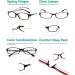 Eyekepper 3 Pack Women's Reading Glasses +2.25 - Stylish Patterns with Soft Case - Perfect for International Shipping - Buy Online on GoSupps.com