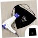 Baluue 13 Pcs Hair Dryer Storage Bag Travel Toiletry Bag Zipper Cotton Hair Dryer Bag Purse Black Flannel - Buy Online on GoSupps.com