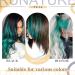 Runature Teal I-Tip Hair Extensions - Real Hair 40cm Straight | 25 Strands 20g - Smooth Teal Hair Extensions - Buy Online on GoSupps.com