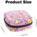 Starfish Seashell Pattern Menstrual Cup & Pad Storage Pouch - Portable Feminine Hygiene Bag (Color 3) - Buy Online on GoSupps.com