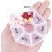 Shop WLLHYF 7-Day Portable Pill Organizer | Daily Vitamin Holder & Travel Medicine Planner - Buy Online on GoSupps.com