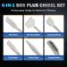 ZELCAN Chisel Set with SDS Plus Shanks  6pc Masonry Concrete Drill Bit Set  Tile Grooving Scraping Flat Point Scaling Chisels 40Cr Steel Rotary Hammer Drill Tool Kit SDS Plus Bits for Home Improvement - Buy Online on GoSupps.com