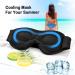 Adjustable 3D Contoured Eye Mask for Men and Women - Purple Blackout Sleep Mask for Travel, Nap, and Shift Work - Buy Online on GoSupps.com