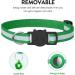 Shop Reflective Airtag Cat Neck Band | Integrated Collar with Holder & Bell | Safety Buckle for Kittens & Puppies - Green - Buy Online on GoSupps.com